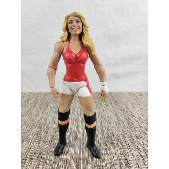 Diva Trish Stratus Mattel Action Figure WWE Red Wrestling Toy 2017 - Picture 1 of 9